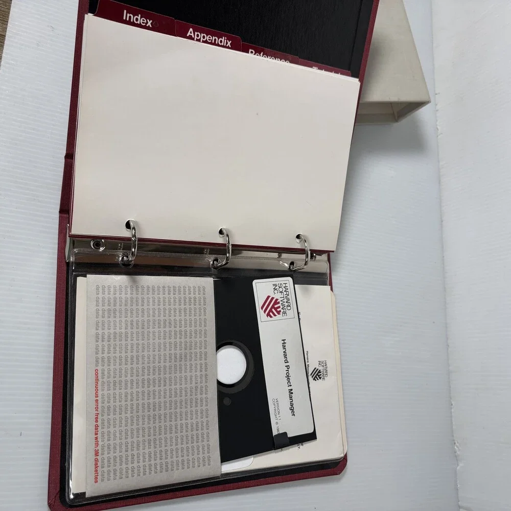 Vintage Harvard Project Manager Software 3.5